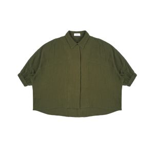 Greenlight Kemeja Wanita Bat Sleeve Cotton Slub  C101223