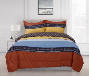 Bộ ga giường phòng ngủ 4 món Pierre Cardin chất liệu Microfiber cao cấp mềm mại thoải mái sang trọng - PCABDMF 013