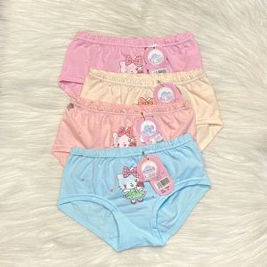 Quần chip bé gái 0746 cotton mềm mèo Kitty đáng yêu