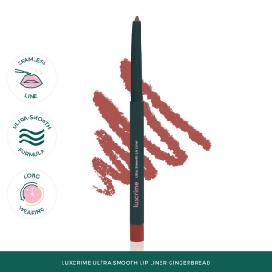LUXCRIME Ultra Smooth Lip Liner | Lip garis bibir | Longwearing | Ultra smooth | Seamless line | lipstik
