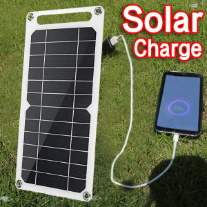 5V High Power USB Solar Panel 10W Outdoor Waterproof Hike Camping Portable Cells Solar Charger for Mobile Phone