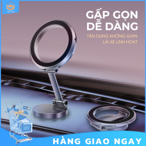Giá đỡ điện thoại trên ô tô hút nam châm từ tính G118 Xoay linh hoạt 360 độ Chất liệu thép không gỉ