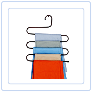 【COZYCASA】S-Shaped 5-Tier Pants Hanger / Rack Clothing Cabinet Layered Shelf / Hangers / Wardrobe Organizer