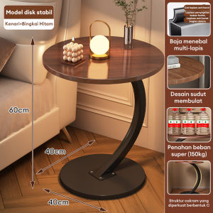 BMZAR Meja Samping Sofa Meja Samping Tempat Tidur Meja Sudut Ruang Tamu 60-40-40CM