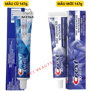 Kem đánh răng Crest 3D White Brilliance bản nâng cấp 110g chính hãng Mỹ - Giúp trắng răng hiệu quả và đánh bay mảng bám