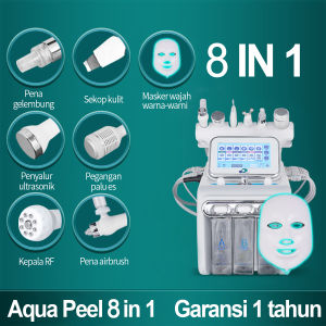 DL Mesin Dermabrasi Oxygen Air 9 in 1 Mesin Pembersih Wajah Hydro Dermabrasi Air Hydra untuk SPA
