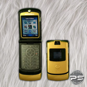 HP Motorola Razr V3 GOLD edition - HP Langka - HP lipat legendaris Motorola