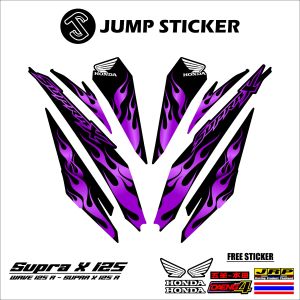 Stiker striping SUPRA X 125 - WAVE 125 R grafis variasi 030