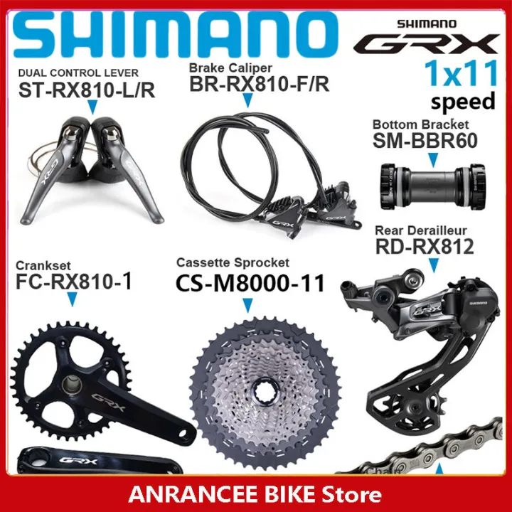 Shimano Gravel Gravel Bike Grx Groupset Shimano GRX RX810 Groupset