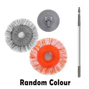 Extendable Sunflower Mop Removable Cloth Mop Lantai Microfiber Duster 170cm Dry Wet Use DIY Mop Cuci Kereta Penyapu Habuk Siling Dinding Gotong Royong Cleaning Towel Microfibre Cloth Home Use Car Use Pembersih