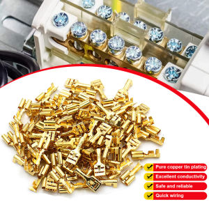 Runye Tools 135Pcs 2.8/4.8/6.3mm Crimp Terminals Insulated Seal Electrical Wire Connectors