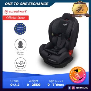 [MYCRS RM150 OFF Incentive Subsidy] Sweet Heart Paris CS287 Group 012 Baby Car Seat Booster Assurance with One-Hand Adjustable Headrest Reclining Function 5 Point Harness Side Impact Protection JPJ Approved MIROS and ECE R44/04 Certified