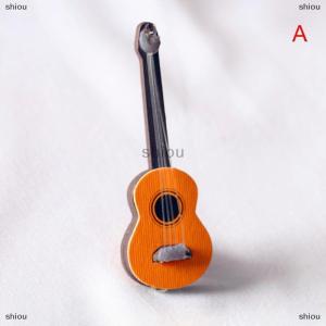 [COD] shiou Mini mô hình đồ nội thất guitar cổ điển phổ biến guitar điện chụp instrumen