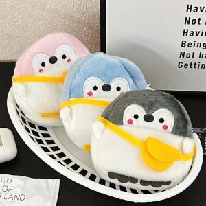 Shoulder Bag Little Penguin Kawaii Penguin Plush Wallet Soft Penguin Plush Coin Purse Girls Lovers Valentines Gifts
