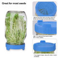 Food Grade Mesh Sprout Cover Split Stainless Steel Sprouting Lid Plastic Mason Jar Sprouting Lid. 