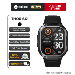 Zentronix Group Zeblaze Thor SQ 4G Android Smart Watch 2.13" AMOLED Screen Google Play 2GB+16GB Front Camera Google Maps Smartwatch