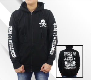 Jaket Hoodie Zipper Hardcore SID SUPERMAN IS DEAD Zipper Musik Metal Pria Wanita