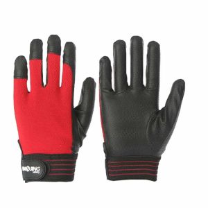 SADSAF 1 Pair Protective High Voltage Electrical Insulating Gloves Safety MittenBreathable Anti-Electricity Gloves Multi-Purpose Black Work Gloves Household