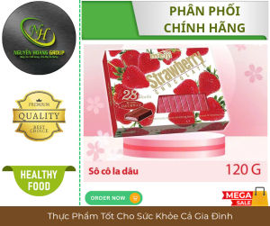 HỘP 6 THANH - MEIJI Strawberry Chocolate 120gr