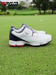 AUPGM Golf shoe Summer mens shoes Comfortable cushioning sports shoes knob shoelaces Waterproof and anti-slip