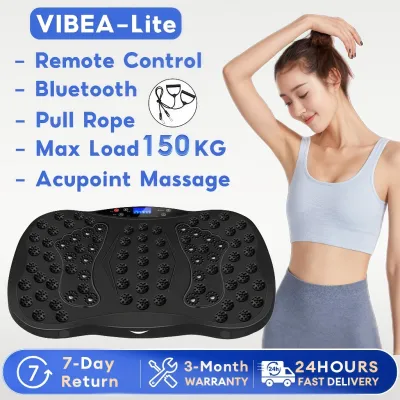 Vibration Plate Exercise Machine Whole Body Workout Fitness Platform with Silent Motor Speed Control