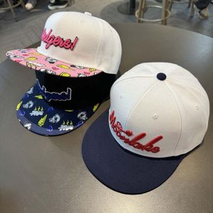 JUTBONG Embroidery Letters Baseball Cap Flat Brim Hip Hop Peaked Cap Fashion Casual Sun Hat Outdoor