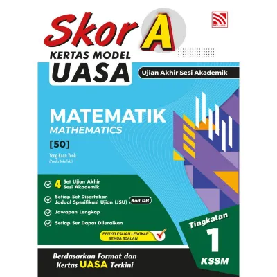 UASA KSSM Buku Latihan/Workbook - Skor A Kertas Model 2025 Tingkatan 1 Pelangi