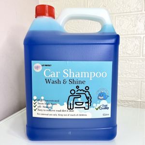 🇲🇾 [LET PROTECT 5Litre] Car Shampoo Snow Wash & Wax 5L Car Wash Liquid Soap High Foam High Concentrated Syampoo Kereta