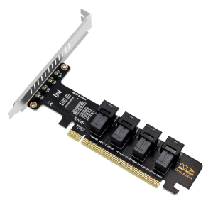 PCIE4.0 Split Stable Sff-8643 Sff-8639 Pcie X16 To Sff-8643 For Expansion Portable Mainboard Upgraded