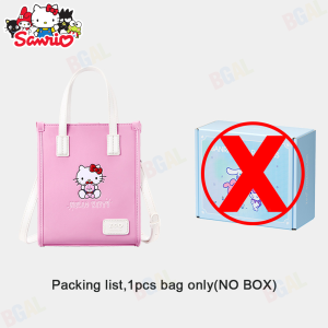 100% Authentic Sanrio Hello Kitty Crossbody Bag for Girls Handbag Kuromi Life Waterproof Shoulder Bag PU Leather Melody Hard Birthday Gift Cinnamoroll  25008