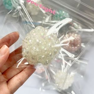 LUMINOU Textured Squishy Balls Memory Gel Super Soft Stress Relief Toy Fashion Moldable Sensory Fidget Toys Calming Toys