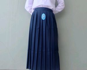 ROK PANJANG REMPEL BIRU SMP/MTS BAHAN HIGHTWISS // ROK PEREMPUAN SMP KELAS 1-3 BEST SELLER