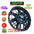 ASH 300w 24V Brushless Aux Fan 12 inches High Speed Fan PUSH AIRFLOW Car Aircon parts 3500rpm up to 3000 CFM like spal. 