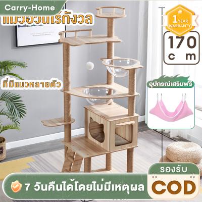 Carry-home คอนโดแมว คอนโดแมวขนาดใหญ่ บ้านแมว คอนโดแมวราคาถูก ของเล่นแมว ขนาดใหญ่ สูง 170cm