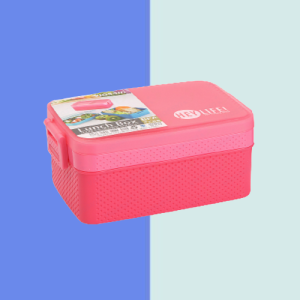 LUNCHBOX KOTAK MAKAN SIANG SISWA DUA SUSUN 1000 ML A159 1 LITER