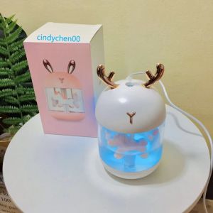 shanshop Humidifier Air Purifier Freshener Aroma Essential Oil Diffuser Rabbit white