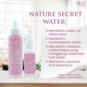 SR12 Nature Secret Water Setting Spray Untuk Makeup Tahan Lama Dan Anti Aging