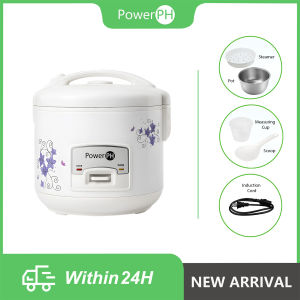 POWERPH Compact Rice Cooker 2L 3L 5L High Power Multi Size Options Faster Cooking Stronger Performance For Versatile Home Office And Commercial Use