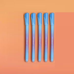 Set 5 bút gel xóa được Mazzic ngòi 0.5mm E006 có gôm tẩy chuyên dụng trên thân Thiên Long GELE-006
