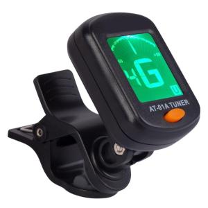Rotating Guitar Tuner Professional Clip-On Tuner with Clear LCD Display Digital Electronic Tuner Guitar Accessories