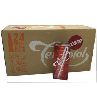 Teh Botol Sosro Pack Kotak 250ML Original Indonesia ( 1 Karton = 24 Kotak )