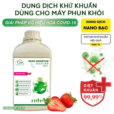 Dung dịch khử khuẩn NANO Chuyên dùng cho máy phun khói khử mùi hôi nhà cửa ô tô văn phòng....
