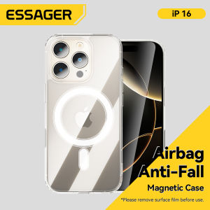 Essager iPhone16 Phone Cases Apple Phone Case Transparent Compatible With iPhone 16 Pro Max 16Pro iPhone16 Plus TPU PC Cases Phone Covers
