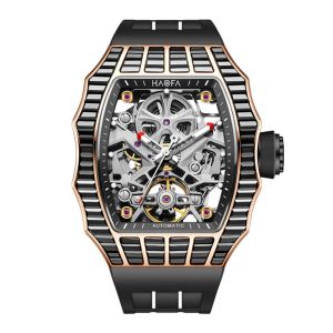 HAOFA 1983 TRAPEZOIDAL CRYSTAL AUTOMATIC WATCH