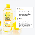 Garnier Vitamin C Brightening Micellar Water (125ml/400ml) – Makeup Remover , Cleanser, Toner for Brightening Dark Spots, Acne Marks, Hyperpigmentation. 