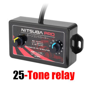 Nhay 3+ pro Car Rapid Horn Relay 12V-24V 12 /25 Songs Universal For Car Motorcycle Truck Bus Tricycle