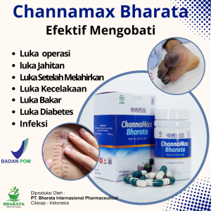 Obat Luka Diabetes Channamax Bharata - Obat Luka Operasi Luka Bakar - Cepat Keringkan Luka