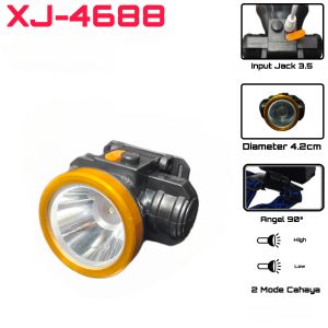 Senter Kepala 100 Watt LED Headlamp Super Terang Outdoor Anti Air/HARGA MURAH FHLC