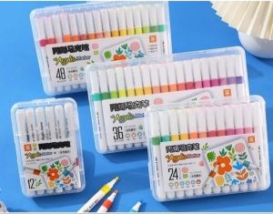 Bộ Bút Acrylic Marker 24 Màu – Bút Vẽ Trang Trí Đa Năng Mực Nhanh Khô – Vẽ trên mọi chất liệu