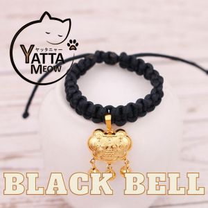 JINGLEBELL Kolar Kucing Chinese Style Golden Lock Longevity and Wealth Cat Collar 15-33CM 宠物猫项圈